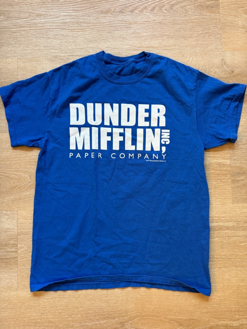 The Office Dunder Mifflin Blue TShirt Unisex